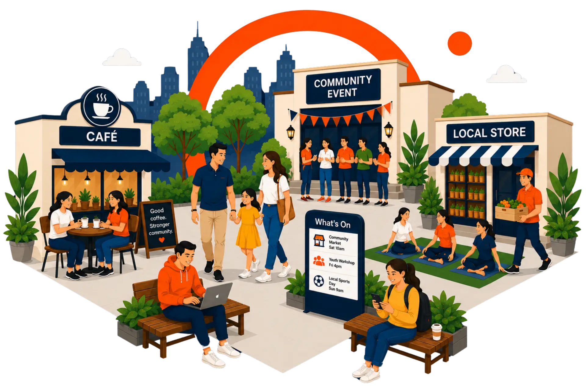 OLLO community illustration